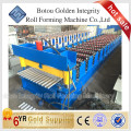 PLC controlling steel corrugated metal roofing sheet machine